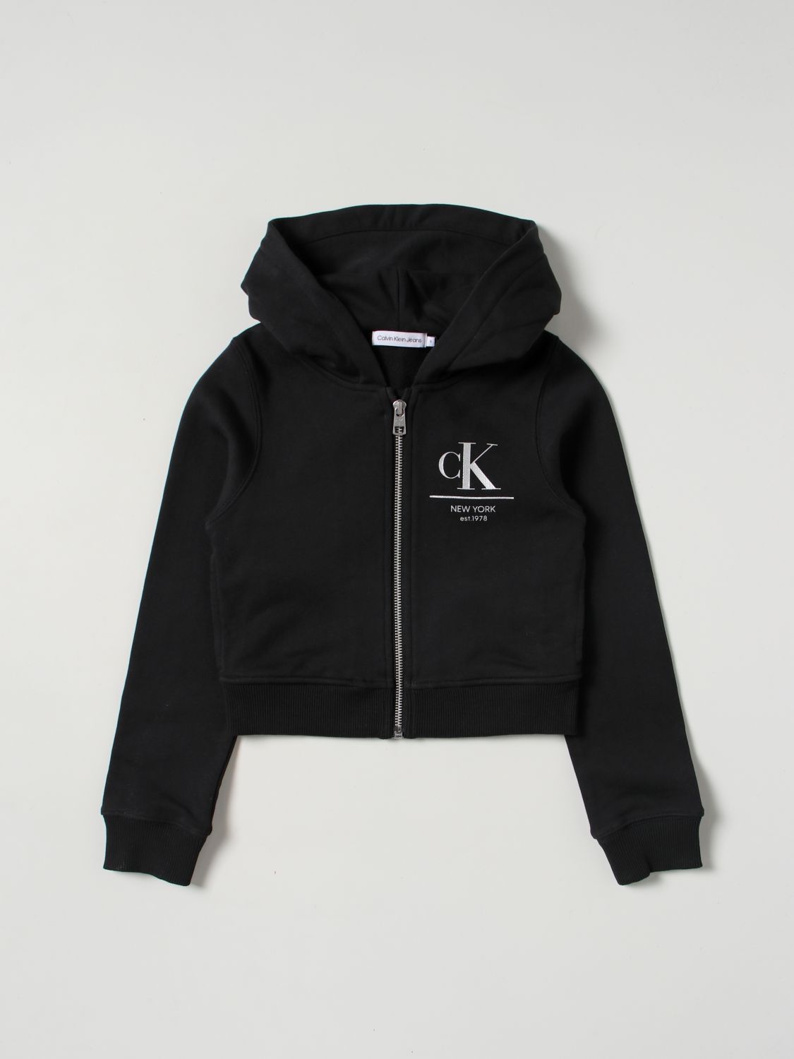 oplichterij erven verraden Calvin Klein Outlet: sweater for girls - Black | Calvin Klein sweater  IG0IG01759 online on GIGLIO.COM