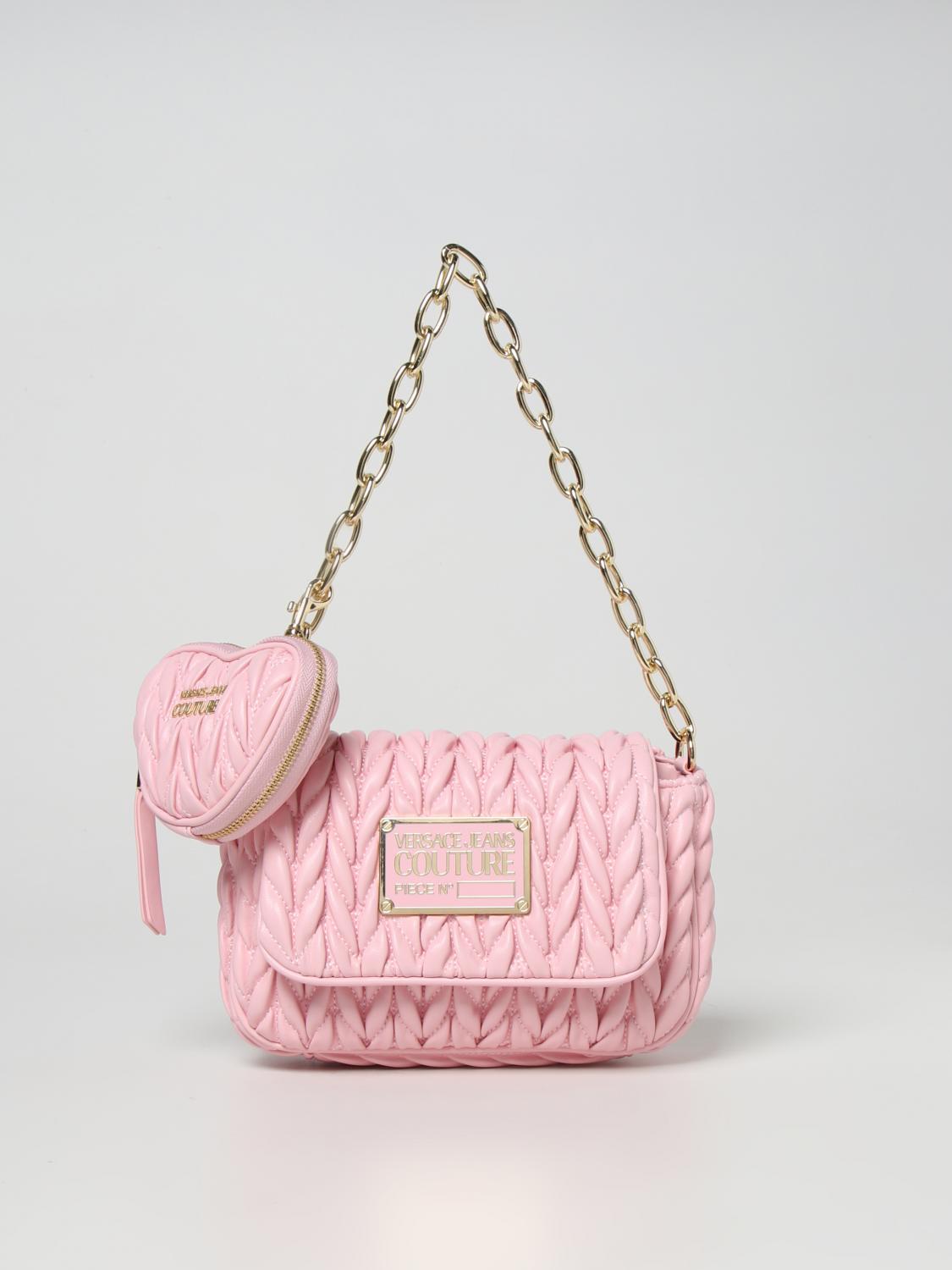 versace jeans pink bag