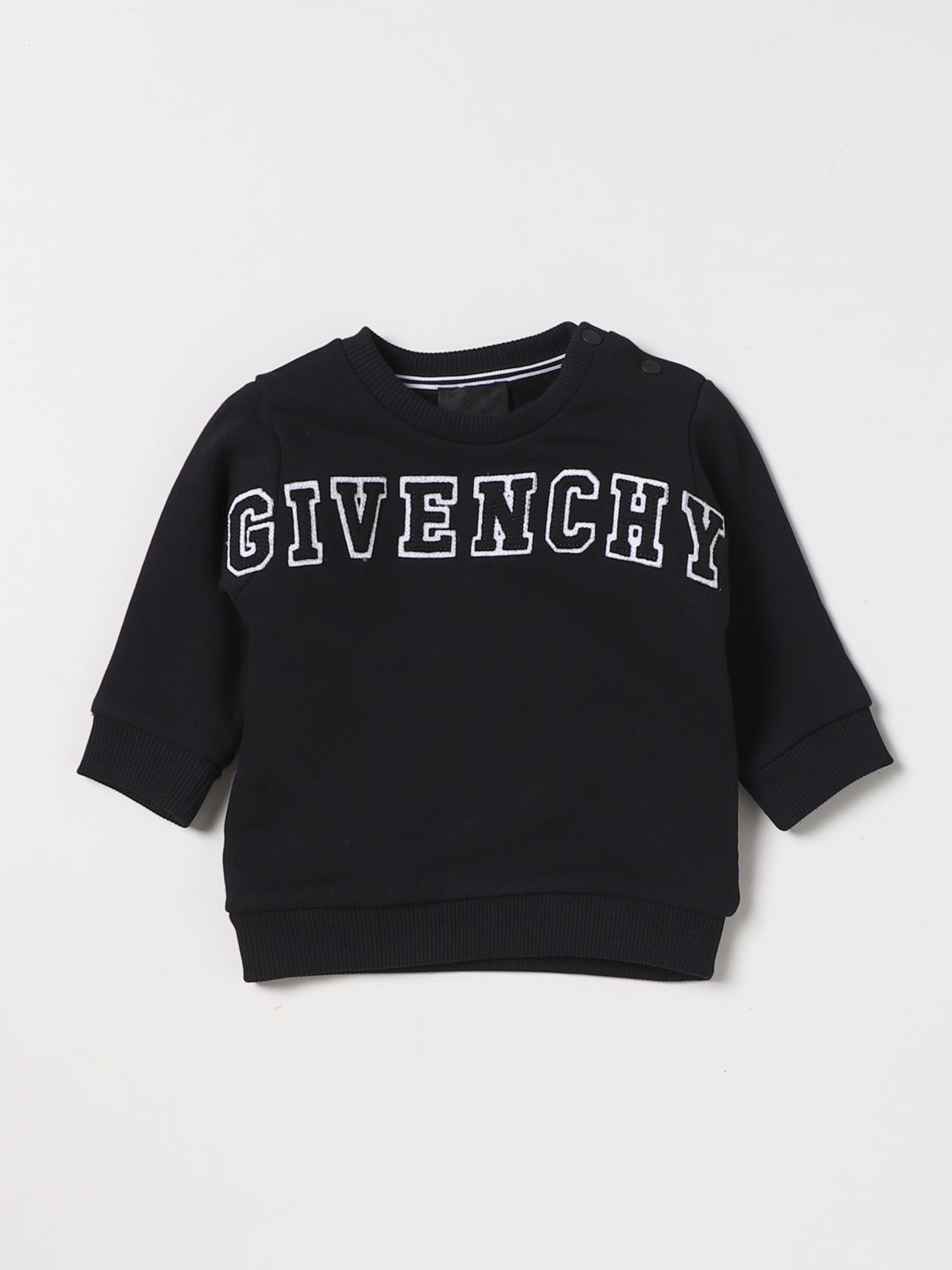 Maglia Givenchy: Felpa Givenchy con logo nero 1