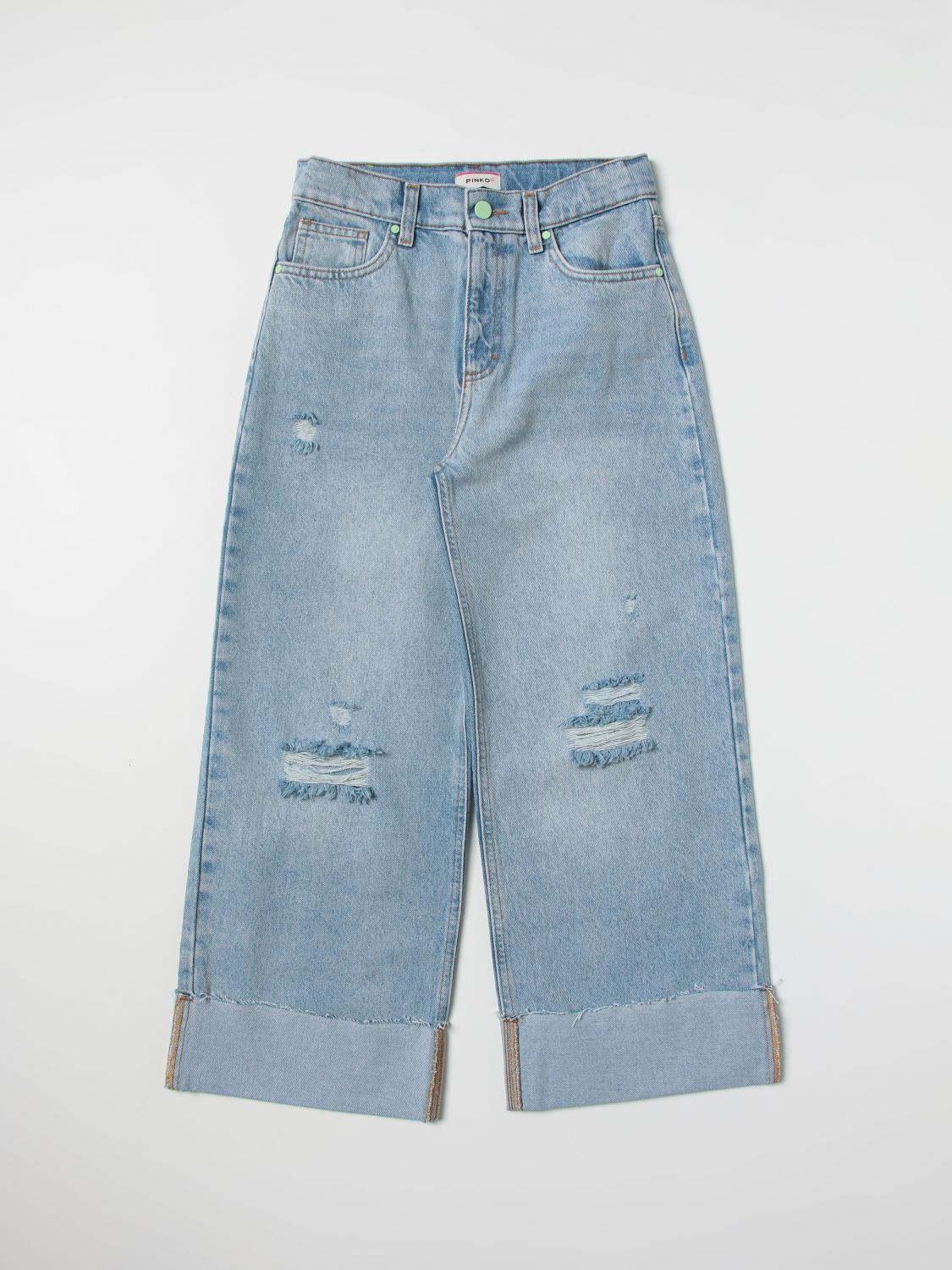 Jeans skinny con logo ricamato Giglio.com Bambina Abbigliamento Pantaloni e jeans Jeans Jeans skinny 