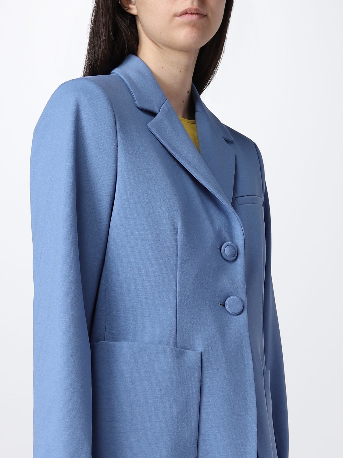 MALIPARMI: blazer for woman - Gnawed Blue | Maliparmi blazer ...