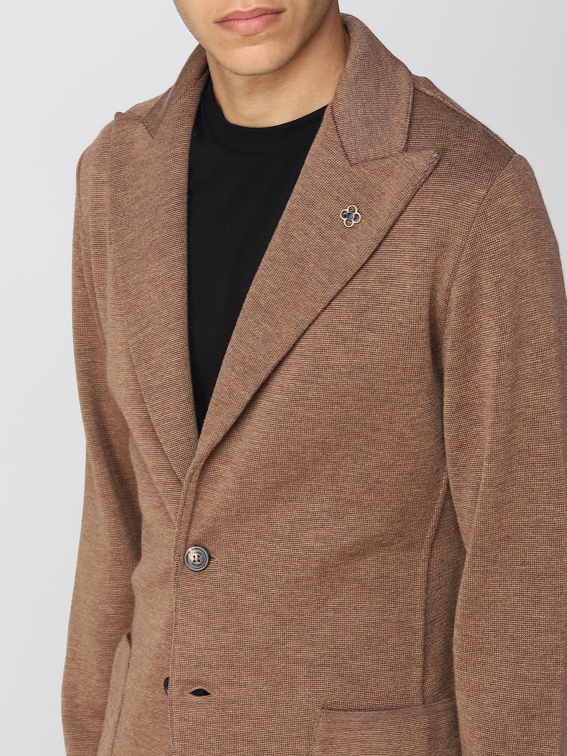 lardini camel coat