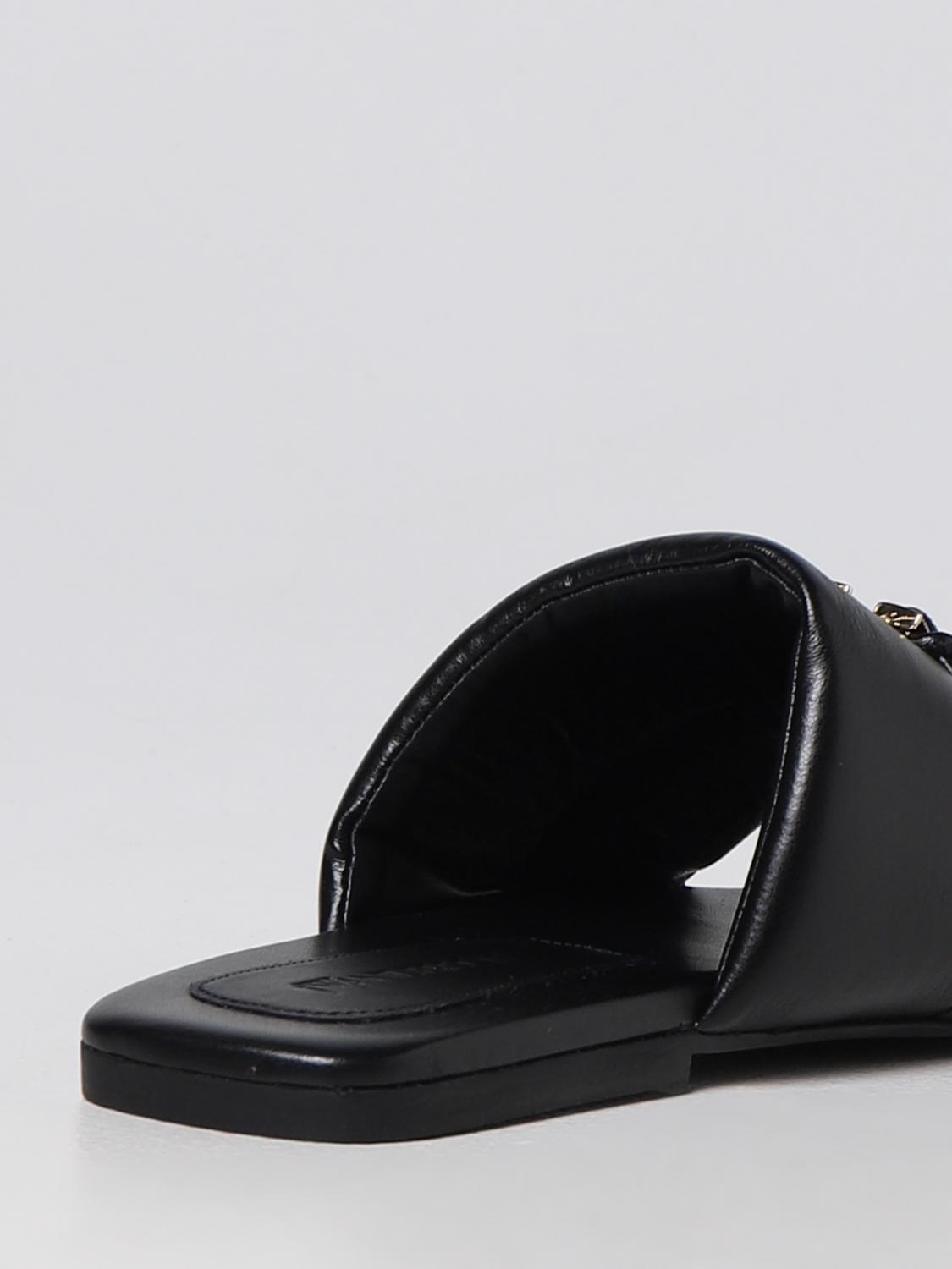 Flache Sandalen Jw Anderson: Jw Anderson Damen Flache Sandalen schwarz 1 3