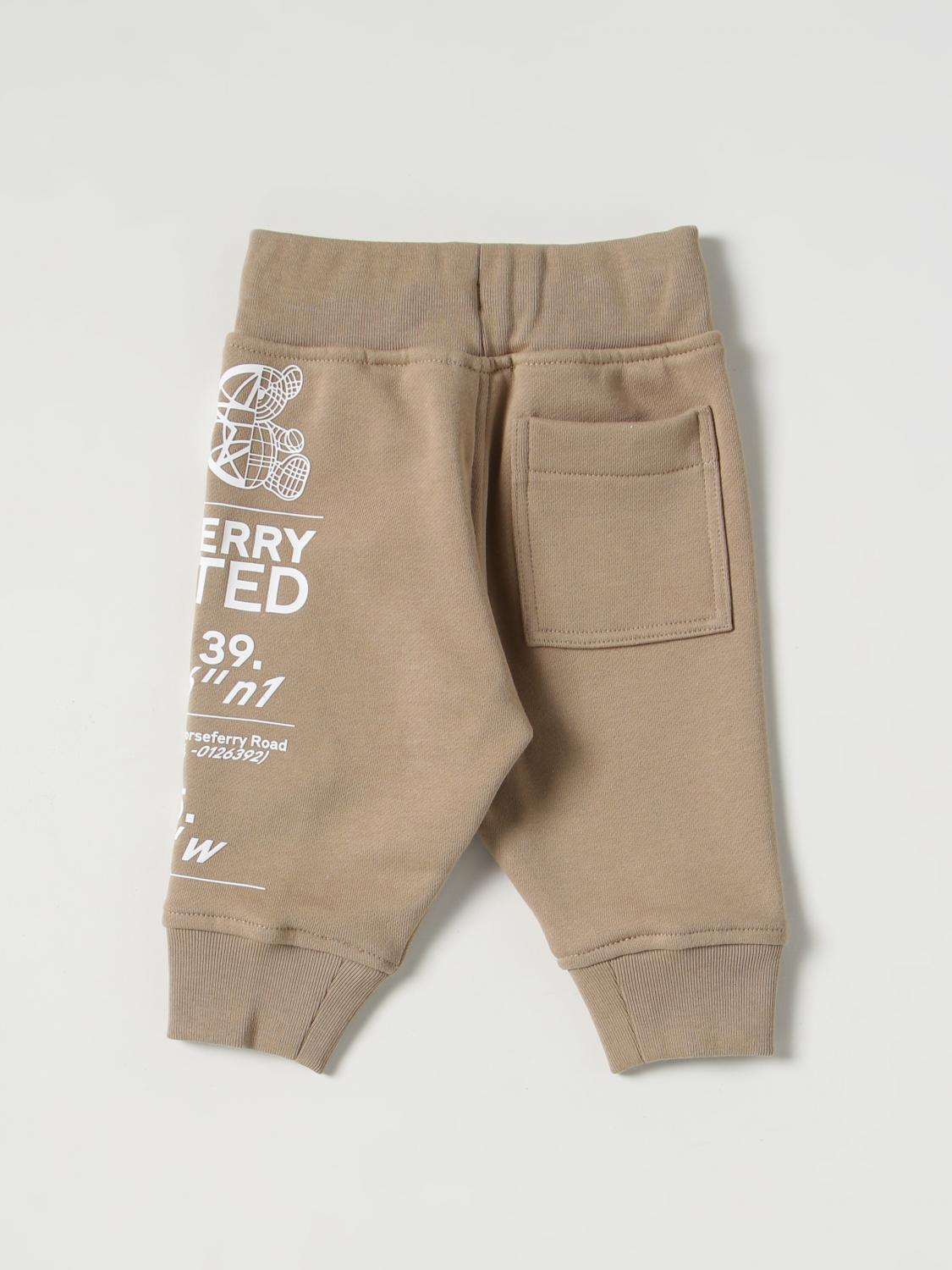 BURBERRY pants for baby Beige Burberry pants 8053829 online on