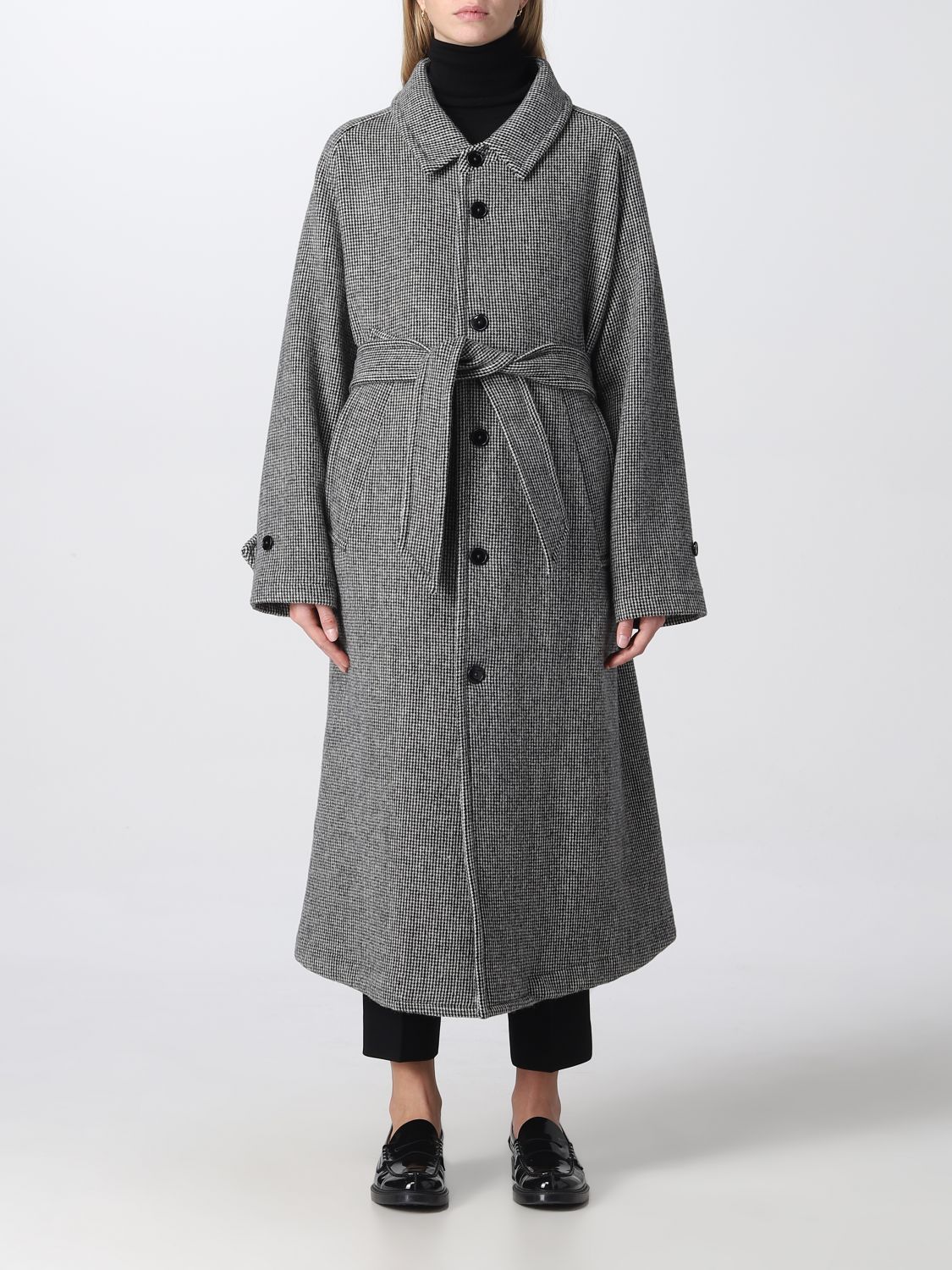 BARENA: coat for woman - Grey | Barena coat CSD37520437 online at ...