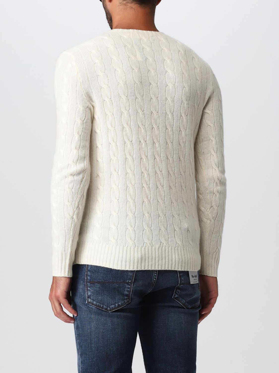 POLO RALPH LAUREN: sweater for man - Cream | Polo Ralph Lauren sweater ...