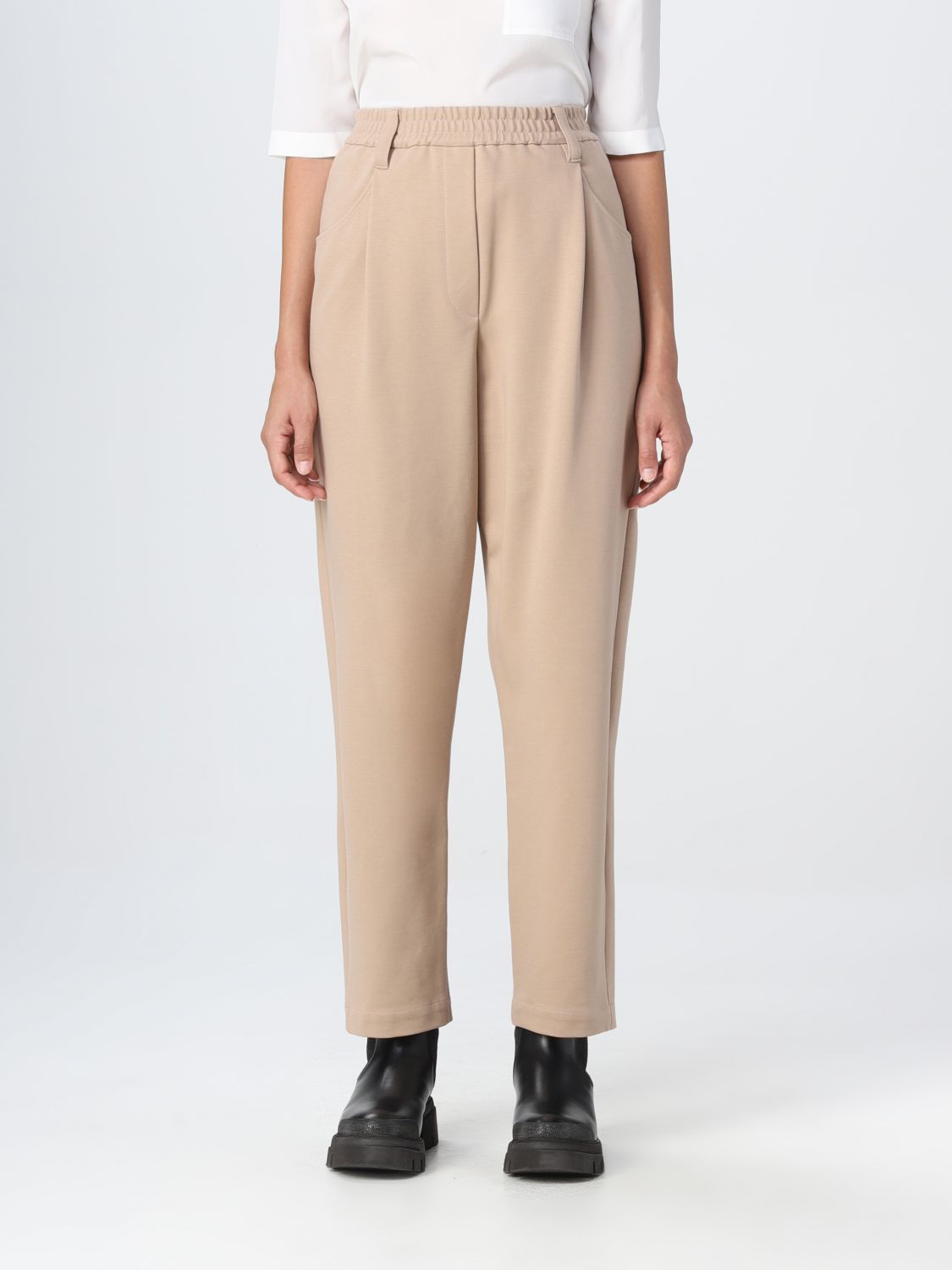 BRUNELLO CUCINELLI: women's pants - Beige | Brunello Cucinelli pants ...