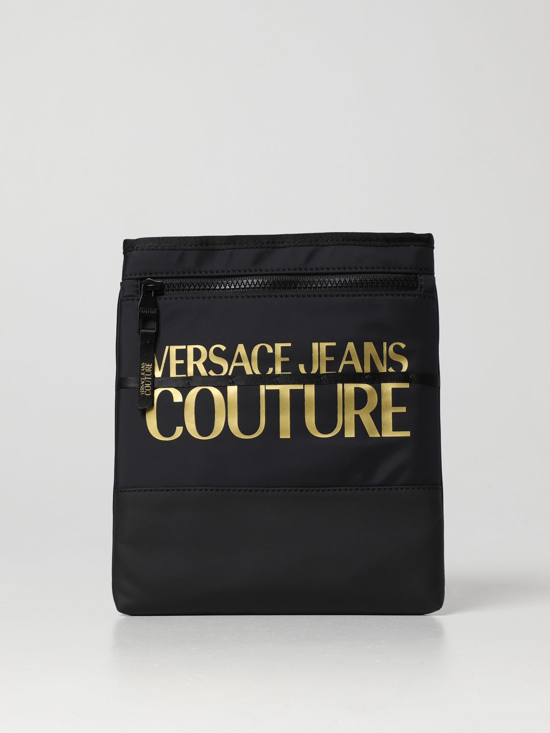 VERSACE JEANS COUTURE SHOULDER BAG VERSACE JEANS COUTURE MEN colour BLACK 1,D37858214