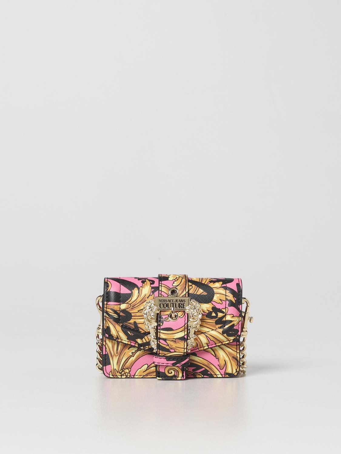 VERSACE JEANS COUTURE mini bag for woman Pink Versace Jeans