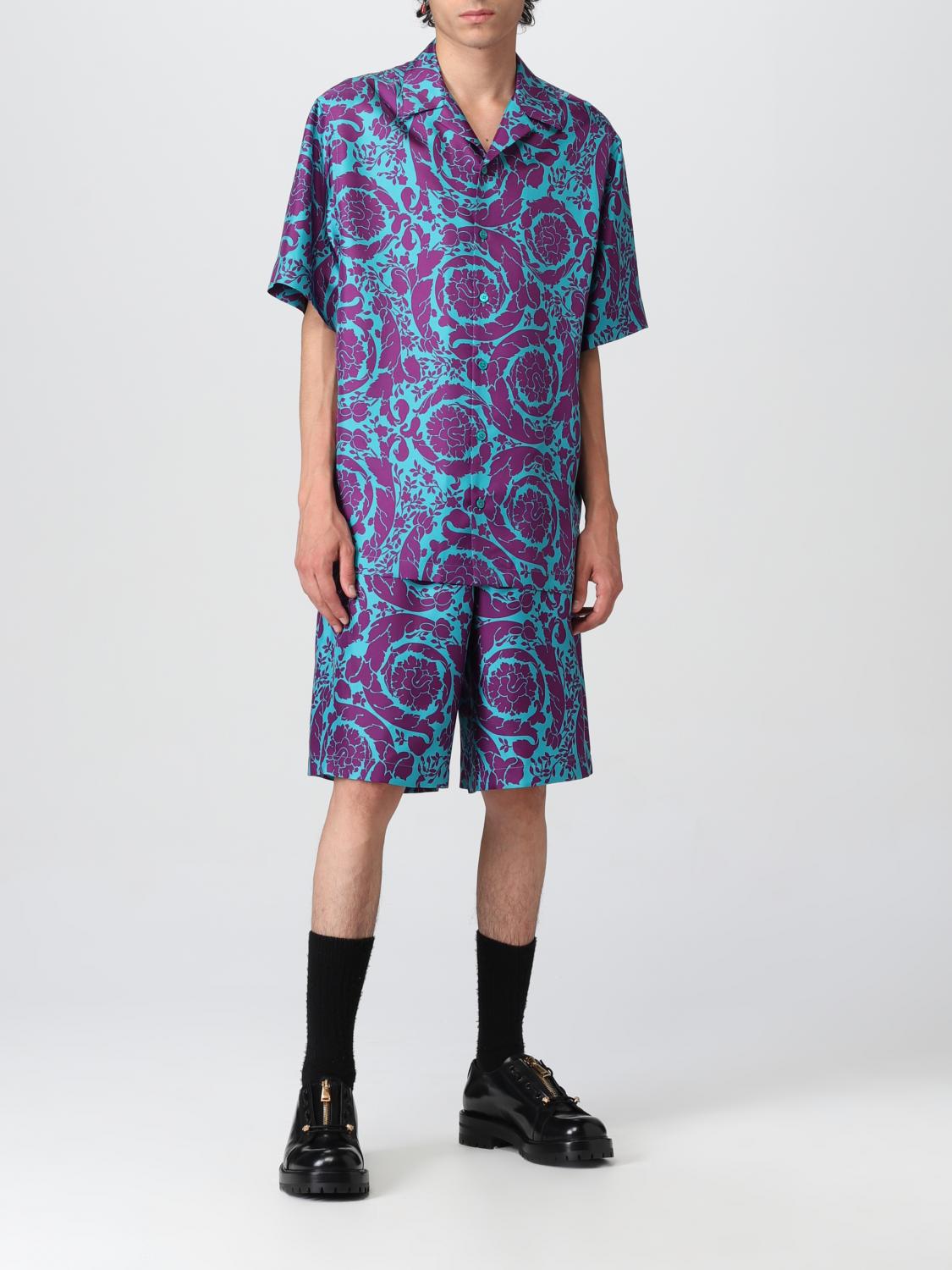 쇼츠 베르사체: 쇼츠 Versace 남성 바이올렛 2