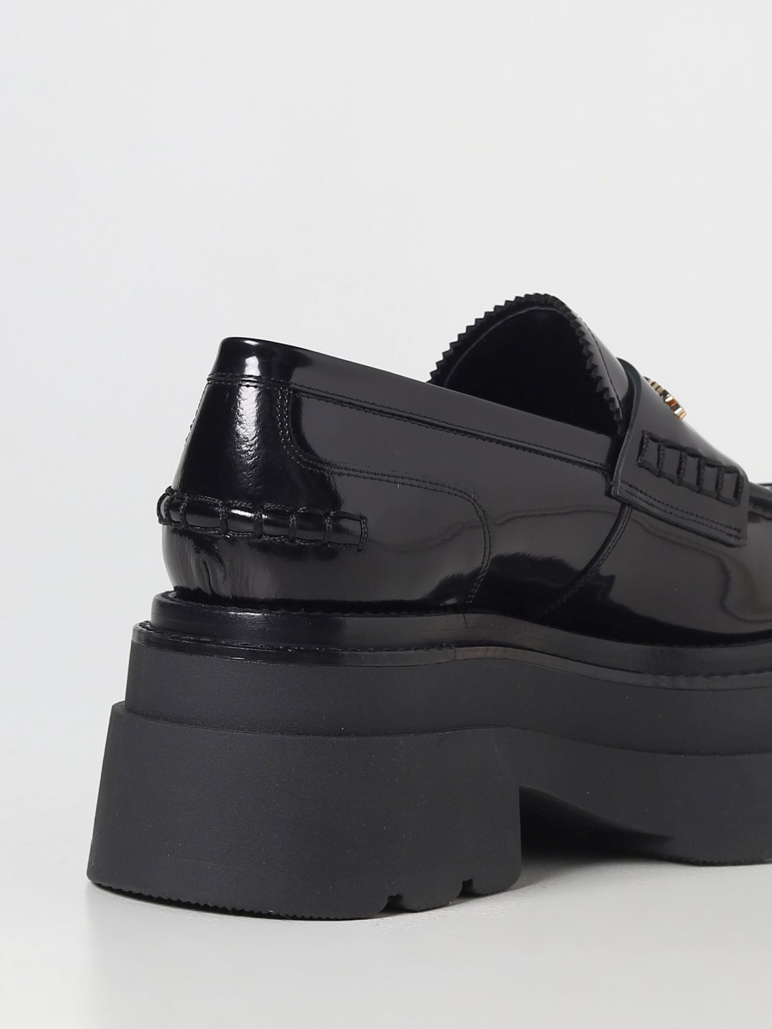 ALEXANDER WANG: loafers for woman - Black | Alexander Wang loafers ...