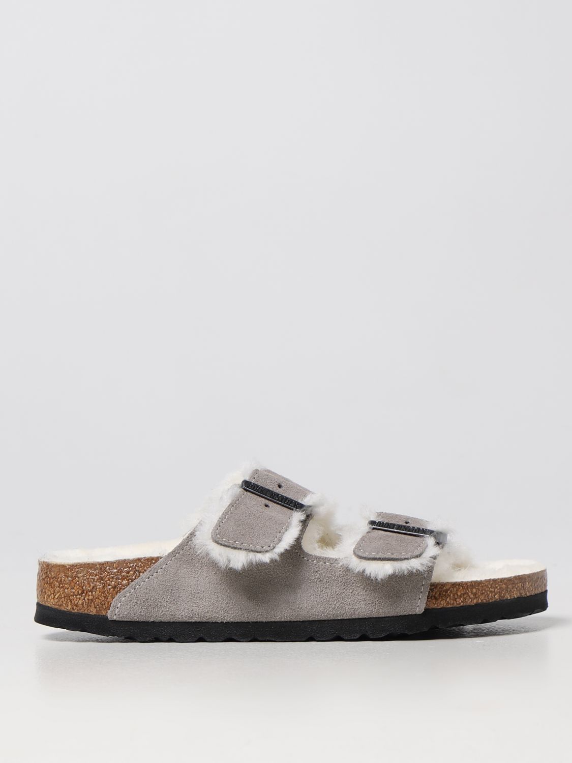 Flat sandals Birkenstock: Birkenstock flat sandals for women grey 1