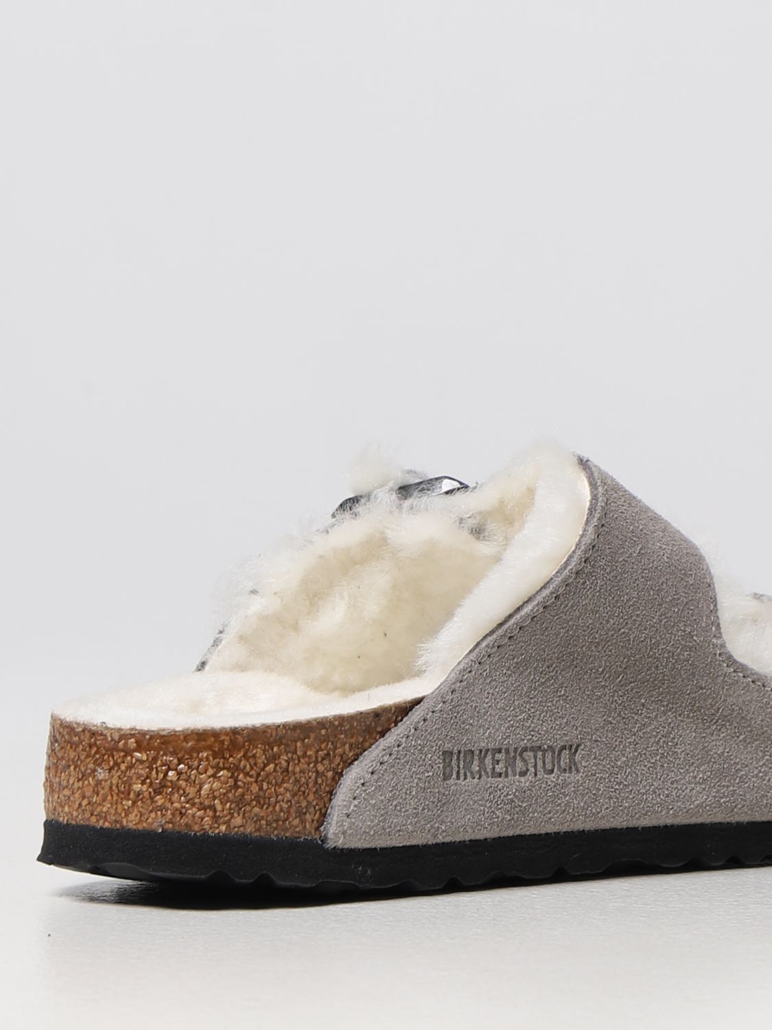 Flat sandals Birkenstock: Birkenstock flat sandals for women grey 3