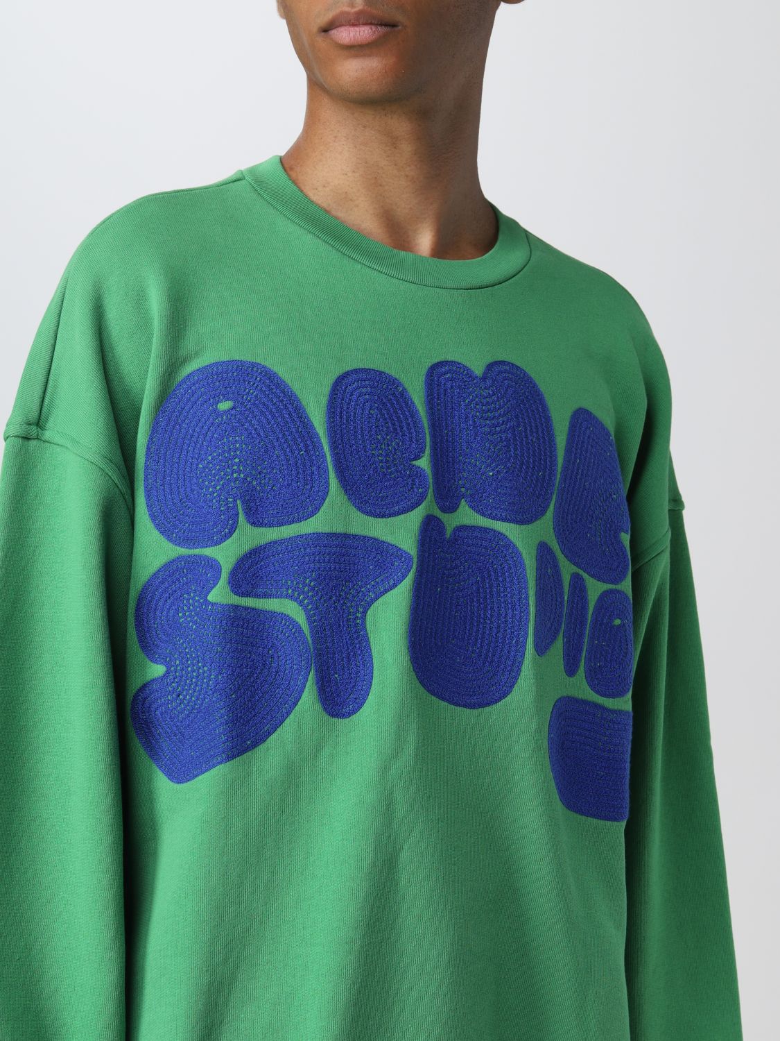 Sweatshirt Acne Studios: Acne Studios sweatshirt for men green 5