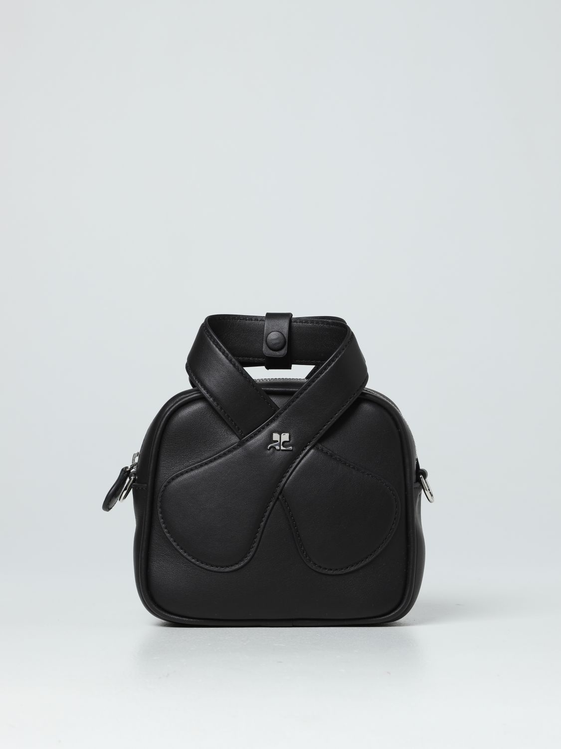 COURRÈGES: mini bag for woman - Black | Courrèges mini bag ...
