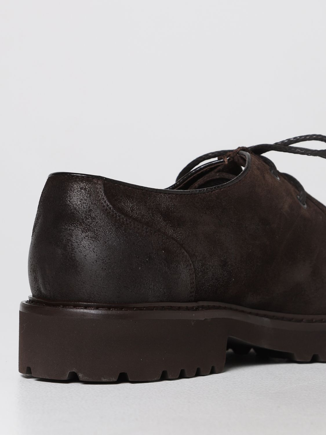 Zapatos de cordones Doucal's: Zapatos de cordones Doucal's para hombre marrón oscuro 3