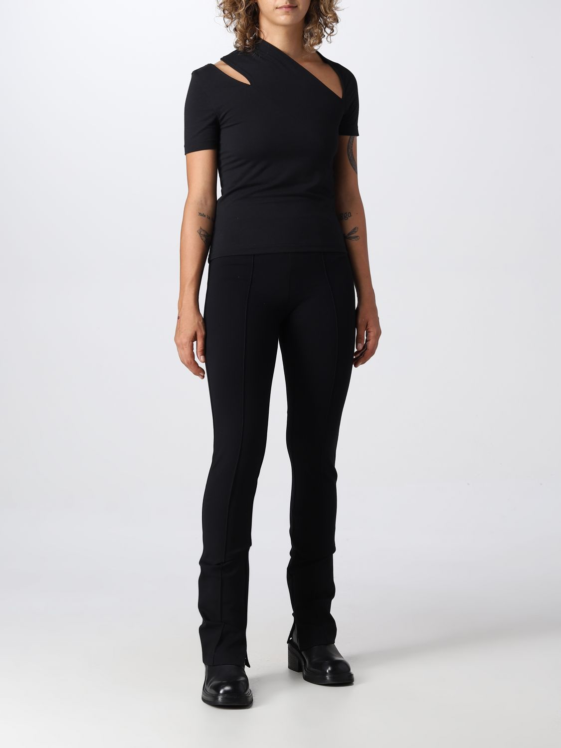 T-shirt Helmut Lang: T-shirt Helmut Lang femme noir 2