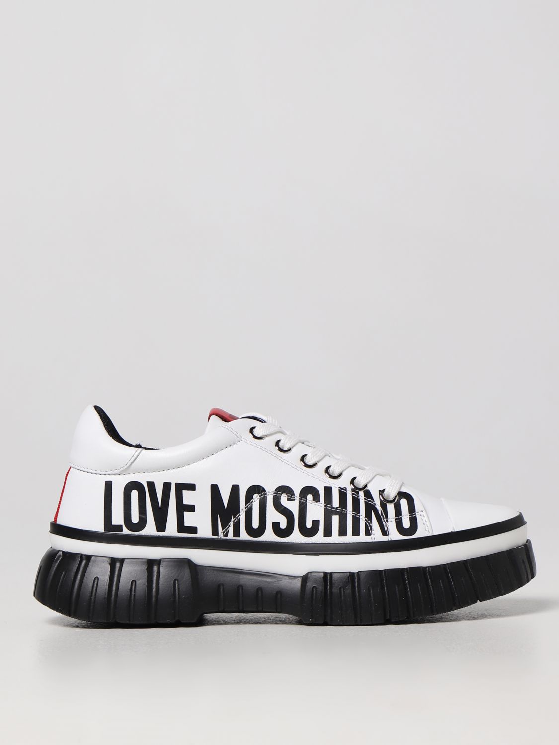 LOVE MOSCHINO: sneakers for women - Black | Love Moschino sneakers ...