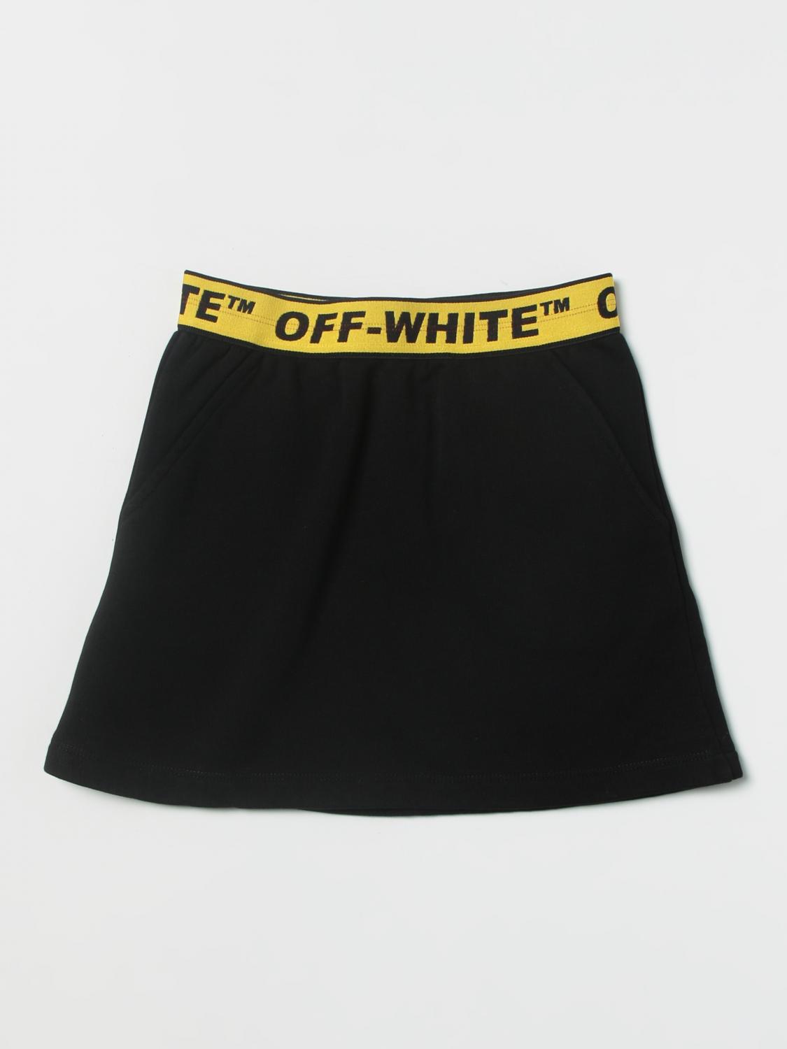 Falda Off-White: Falda Off-White para niña negro 1