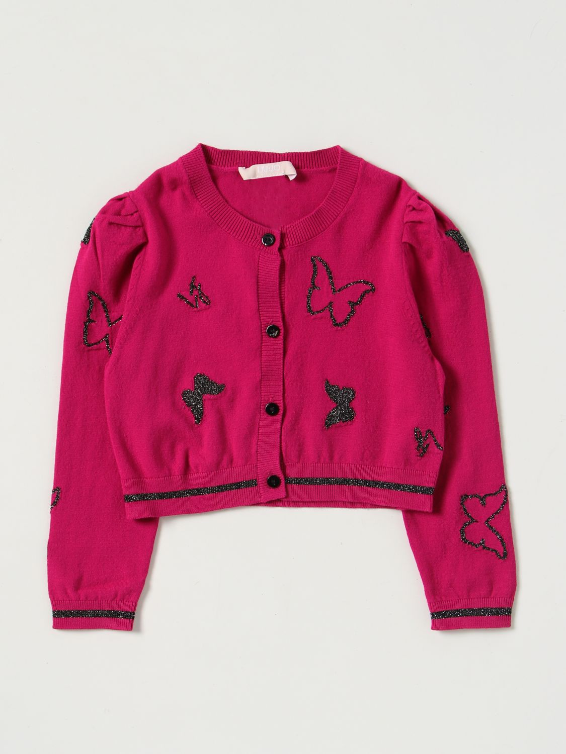 Twee graden Mediaan Uitstekend Liu Jo Outlet: sweater for girls - Fuchsia | Liu Jo sweater KF2023MS99E  online on GIGLIO.COM