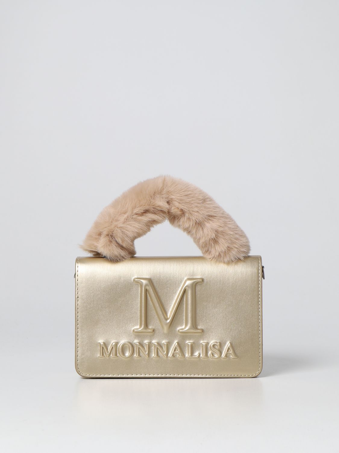Monnalisa Gold Backpack, UhfmrShops