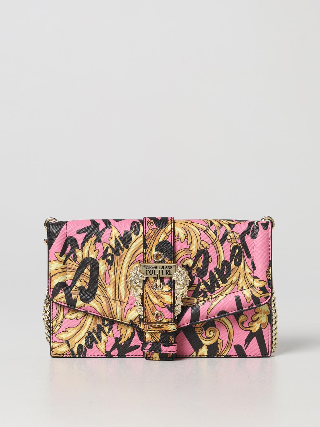 versace jeans pink bag