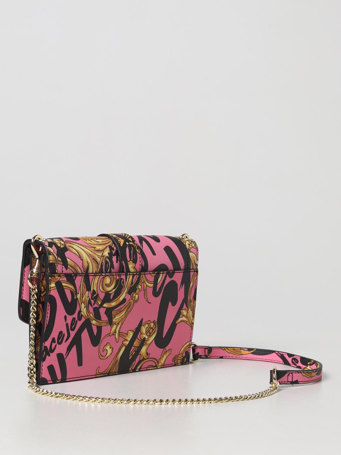 versace jeans pink bag