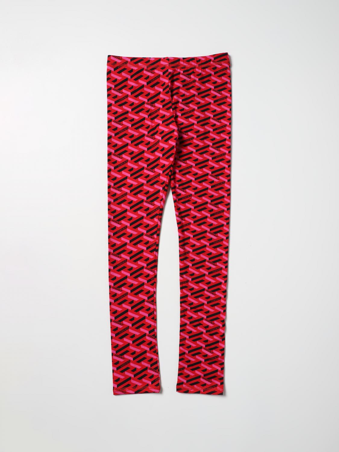 Pantalone Young Versace: Pantalone Young Versace bambina rosso 1