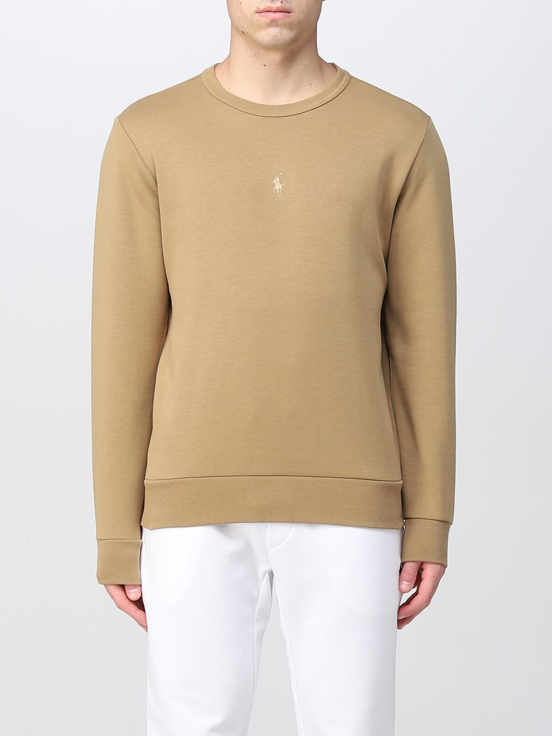 POLO RALPH LAUREN: sweatshirt for men - Kaki | Polo Ralph Lauren sweatshirt  710881507 online on 