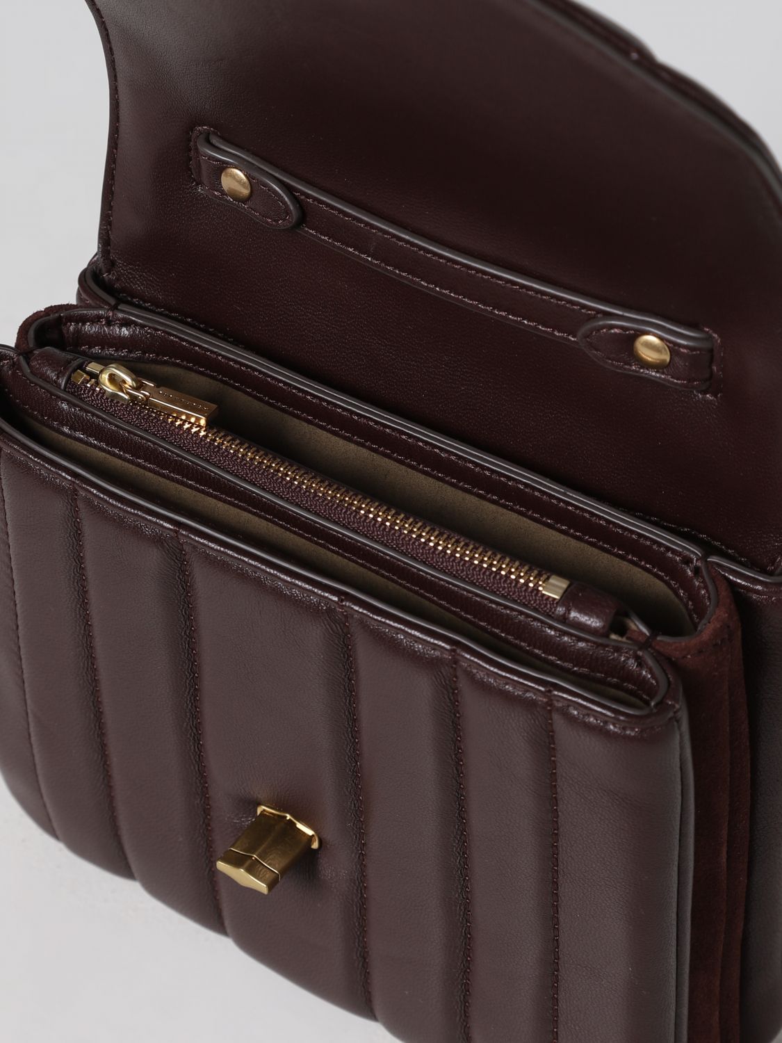 TORY BURCH: mini bag for woman - Burgundy | Tory Burch mini bag 137139  online on 