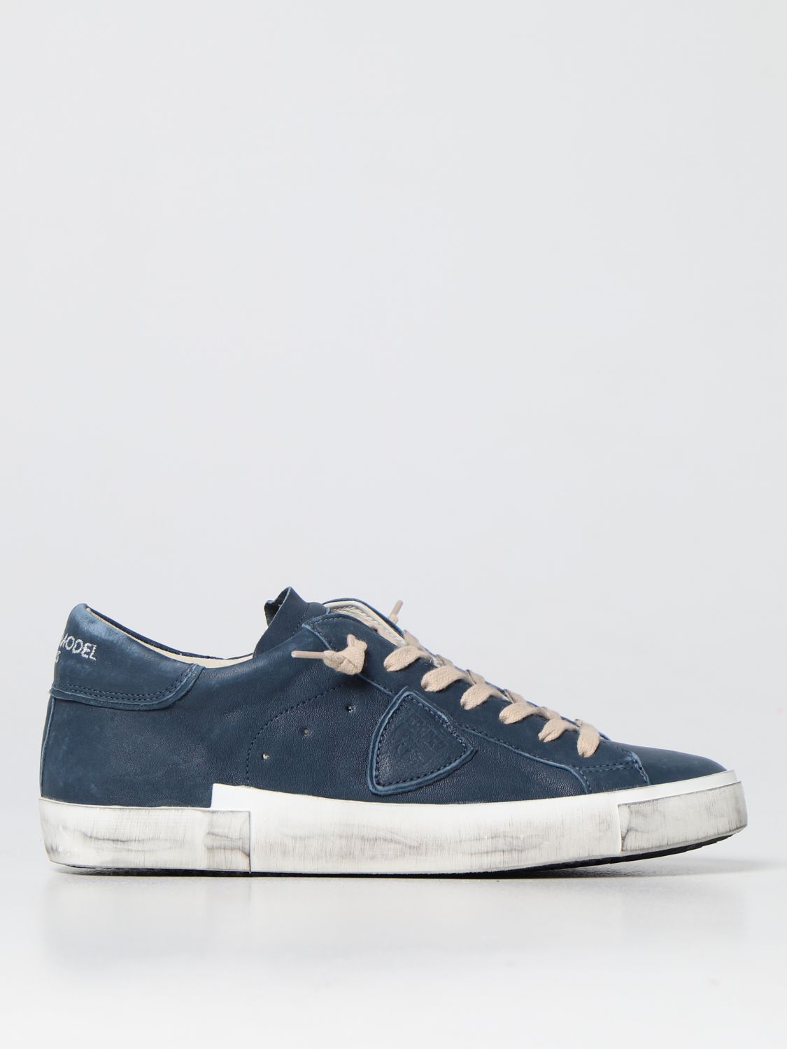 Sneakers Philippe Model: Philippe Model sneakers for man indigo 1