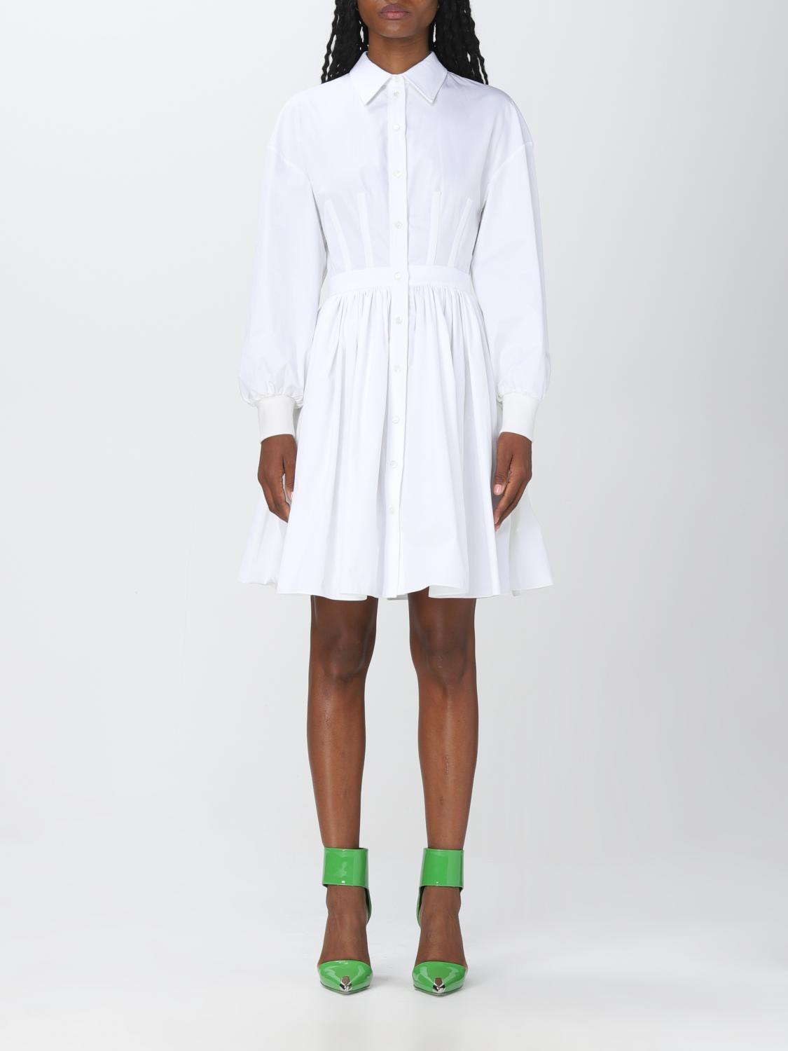 ALEXANDER MCQUEEN Abito donna Bianco Abito Alexander Mcqueen 708626QAAAY online su GIGLIO.COM