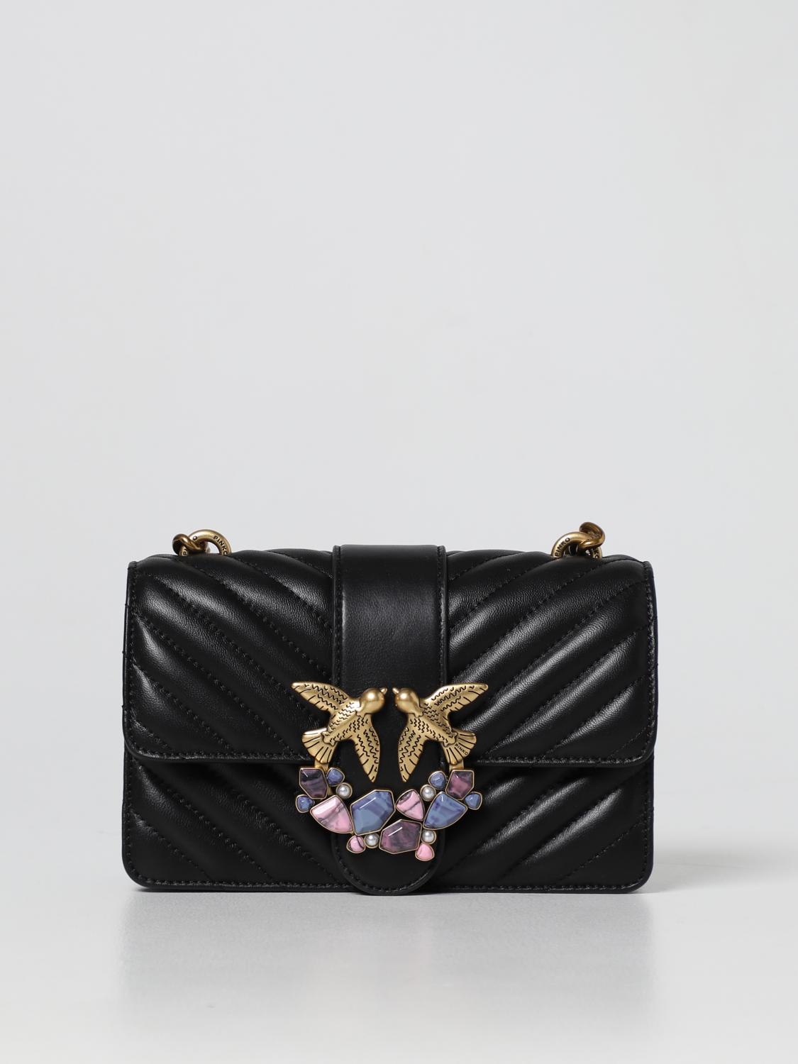 PINKO shoulder bag for woman Black Pinko shoulder bag 1P22UKA03Z