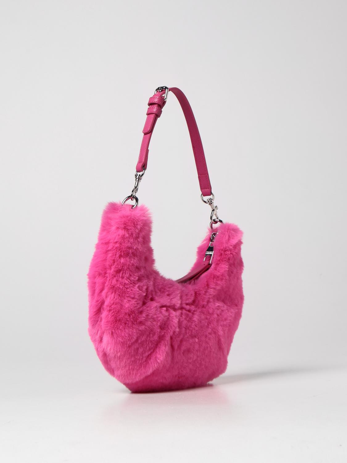 VERSACE JEANS COUTURE shoulder bag for woman Fuchsia Versace Jeans