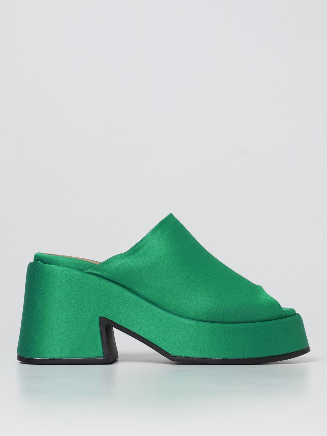 Sandalen mit Absatz Ganni: Ganni Damen Sandalen Mit Absatz grün 1