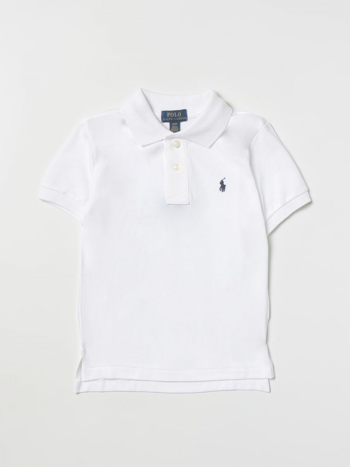 POLO RALPH LAUREN: polo shirt for boys - White | Polo Ralph Lauren polo ...