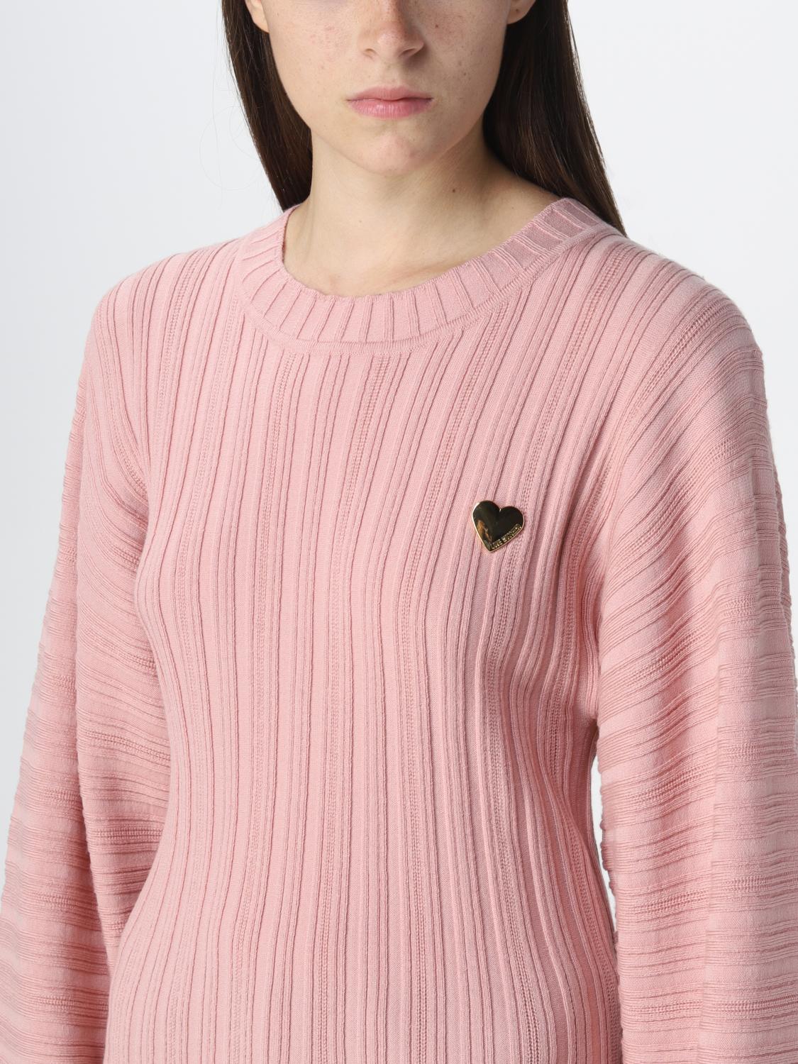 moschino pink jumper womens