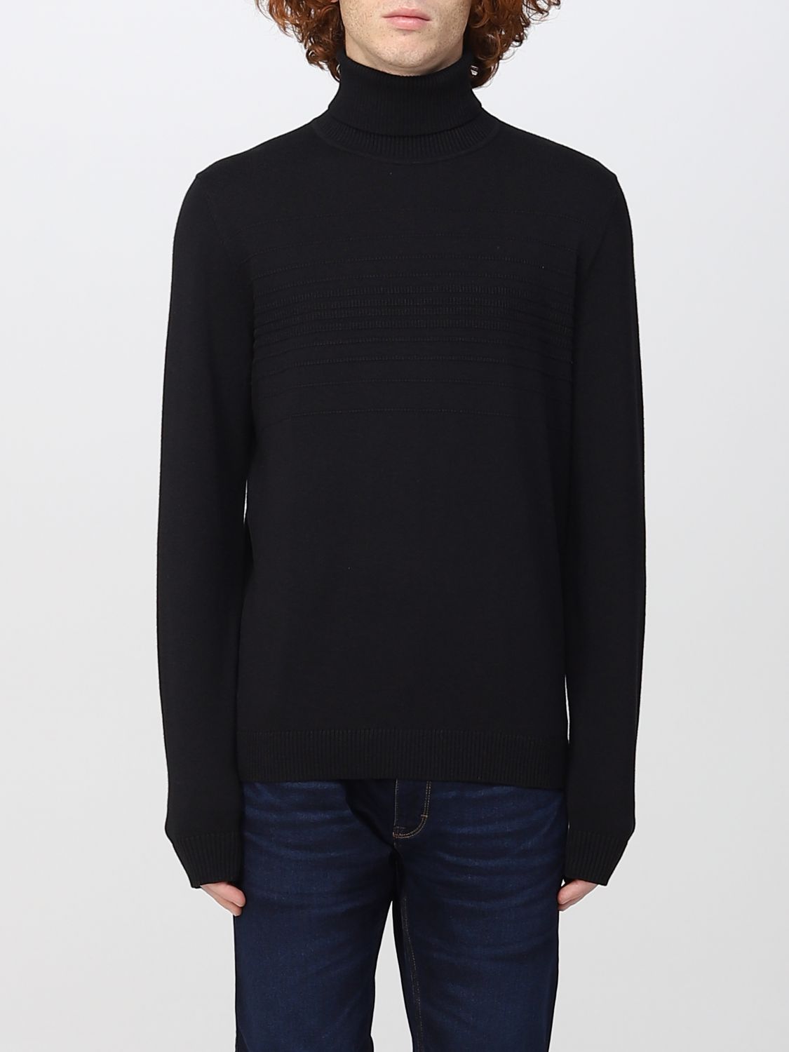 HUGO: sweater for man - Black | Hugo sweater 50474822 online on GIGLIO.COM