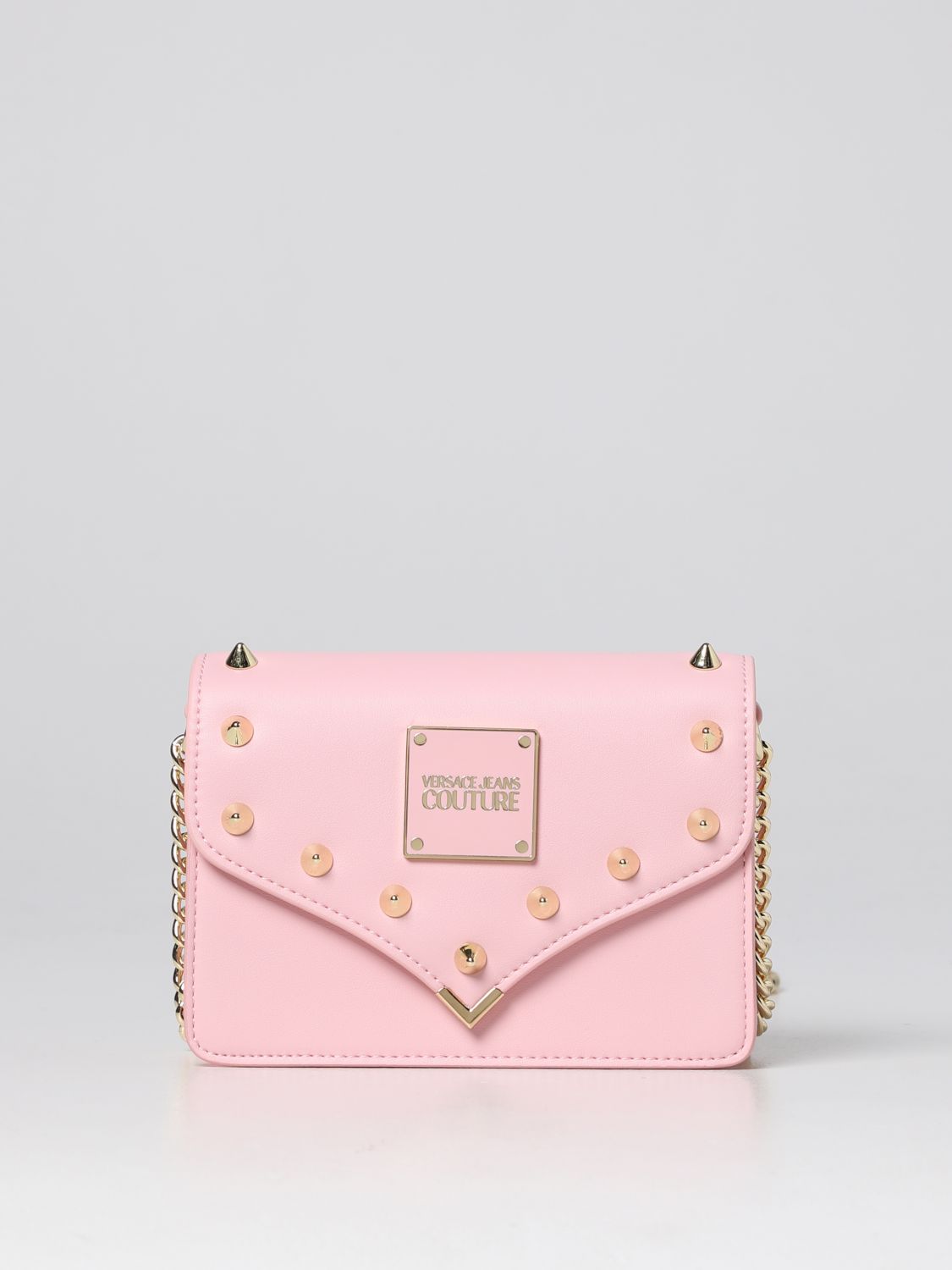 VERSACE JEANS COUTURE: mini bag for woman - Pink  Versace Jeans Couture  mini bag 73VA4BE3ZS412 online at