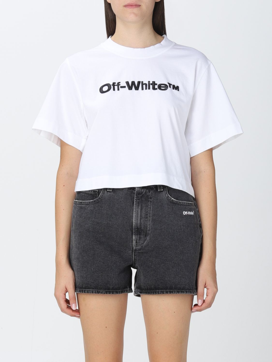 OFF-WHITE：Tシャツ レディース - ホワイト | GIGLIO.COMオンラインのOff-White Tシャツ  OWAA090F22JER003