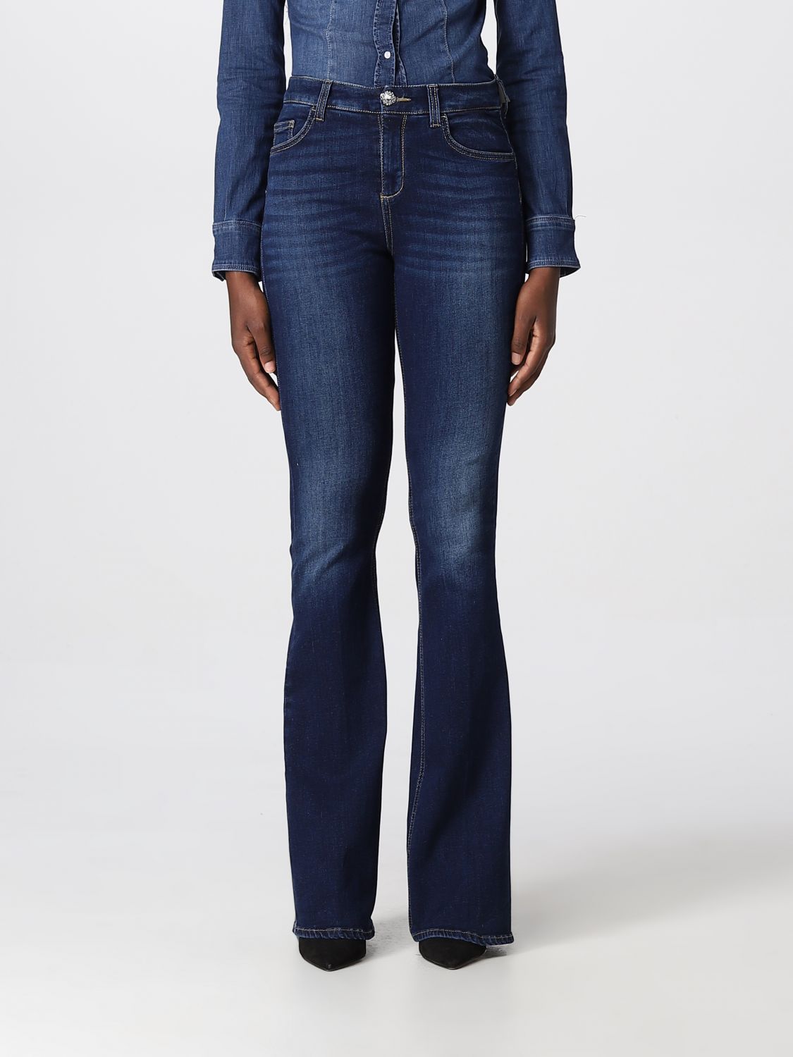 Weg historisch Jongleren Liu Jo Outlet: jeans for woman - Denim | Liu Jo jeans UF2061DS015 online on  GIGLIO.COM