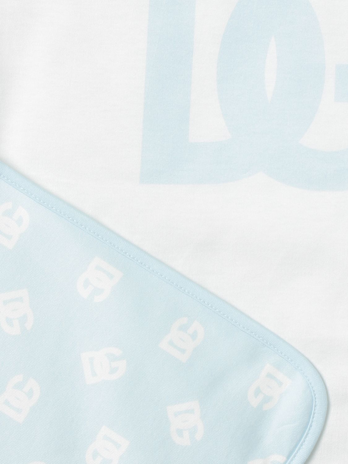 DOLCE & GABBANA: blanket for kids - Sky Blue | Dolce & Gabbana blanket  LNJA88G7F0H online on 