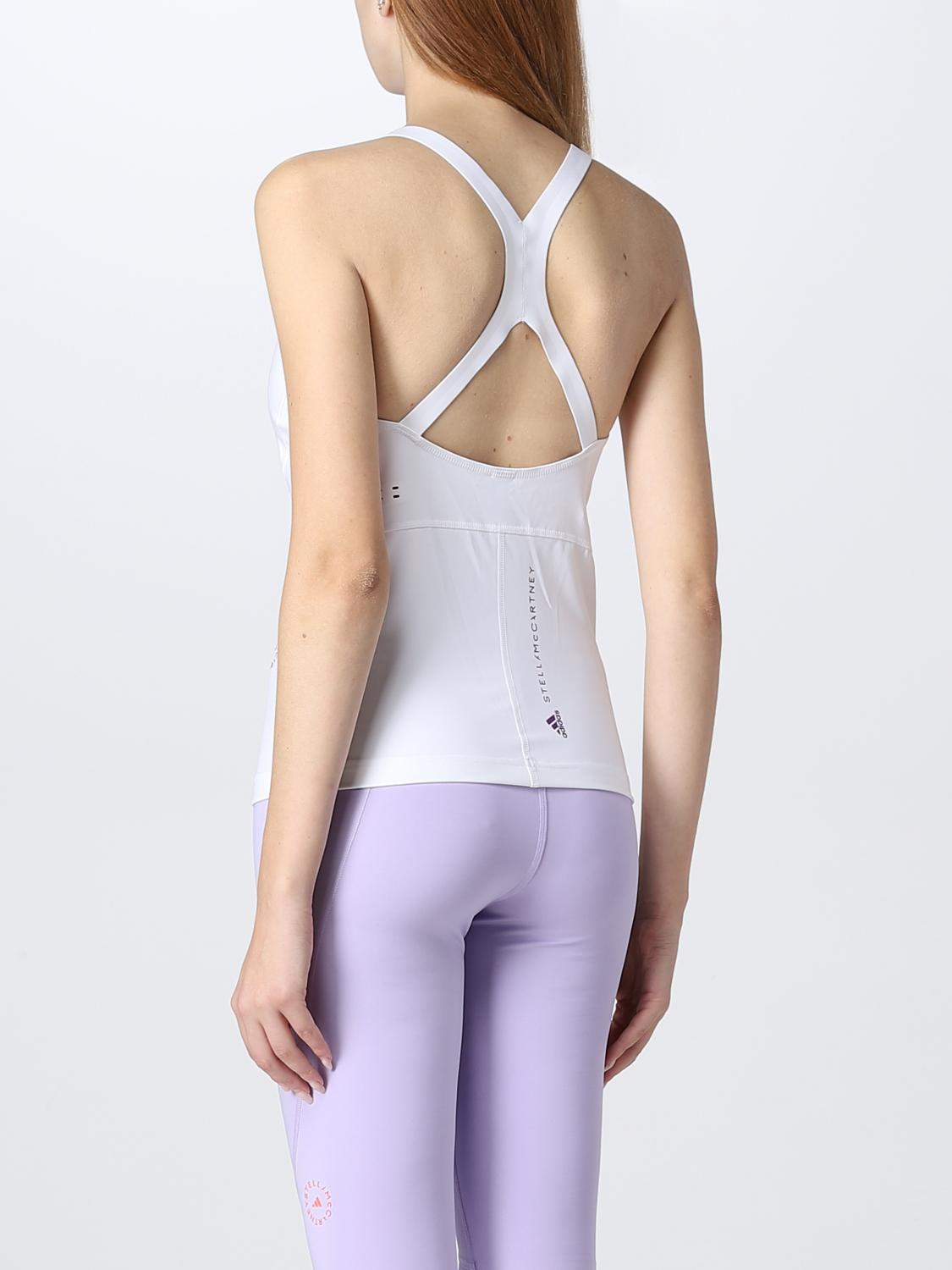 Top e Bluse Adidas By Stella Mccartney: Top e bluse Adidas By Stella Mccartney donna bianco 3