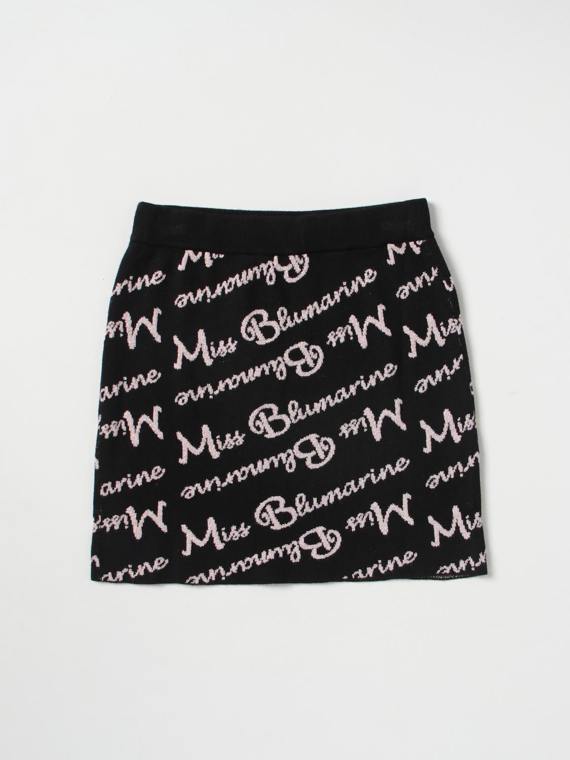 半身裙 Miss Blumarine: Miss Blumarine半身裙女童 黑色 2