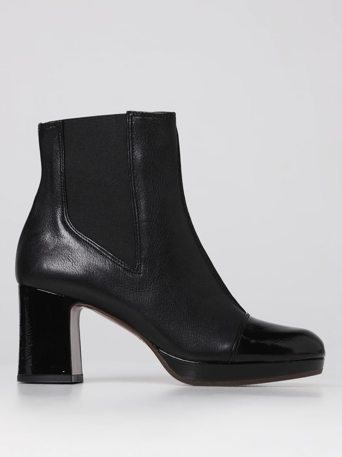 CHIE MIHARA: flat booties for woman - Black | Chie Mihara flat booties ...