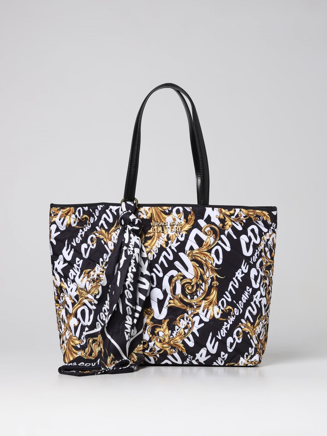 VERSACE JEANS COUTURE: tote bags for woman - Multicolor | Versace Jeans ...