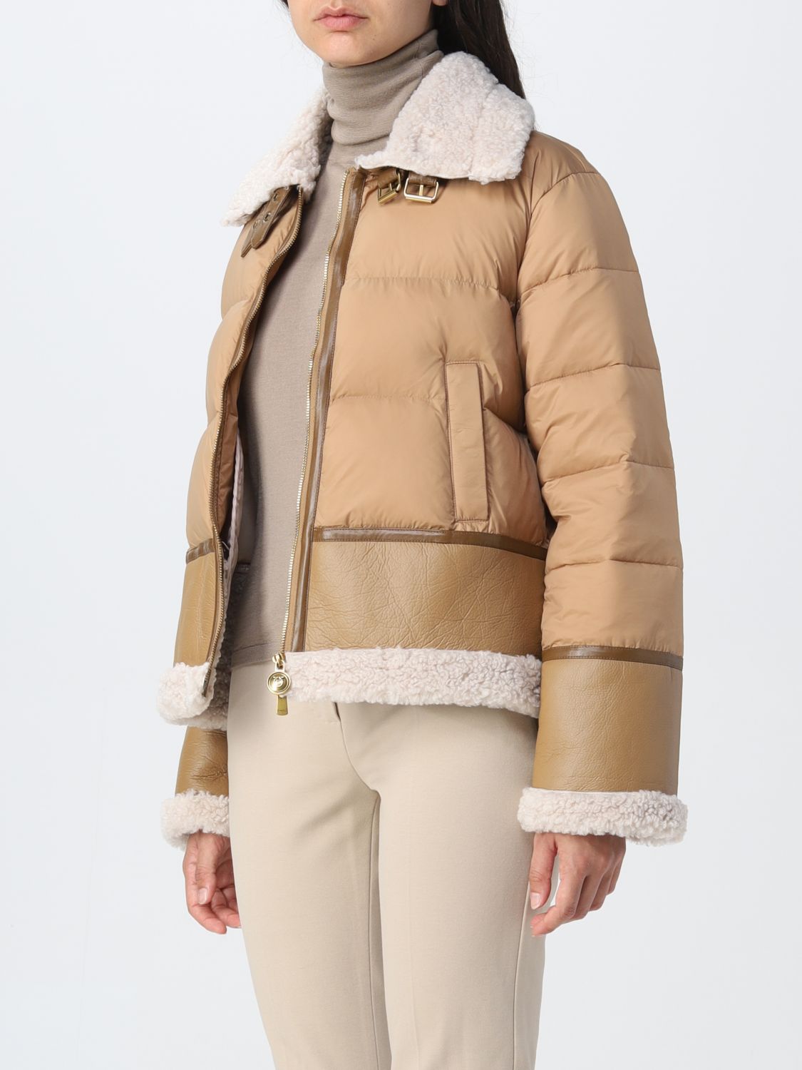Jacket Pinko: Pinko jacket for woman camel 3