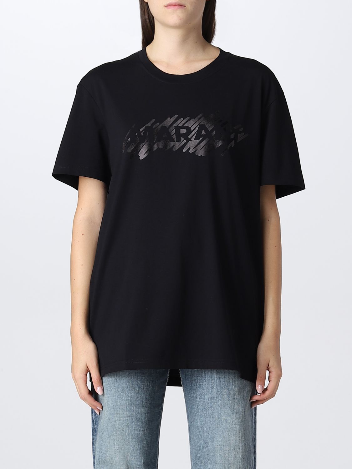 ISABEL MARANT: t-shirt for woman - Black | Isabel Marant t-shirt ...