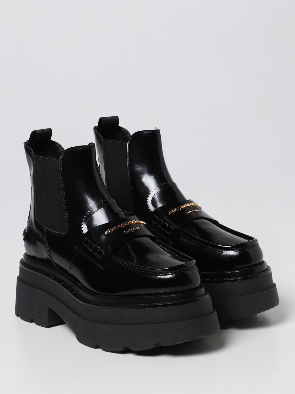 美品 Alexander Wang ブーティ 黒 35 ブーツ感じ方は個人によって異なります