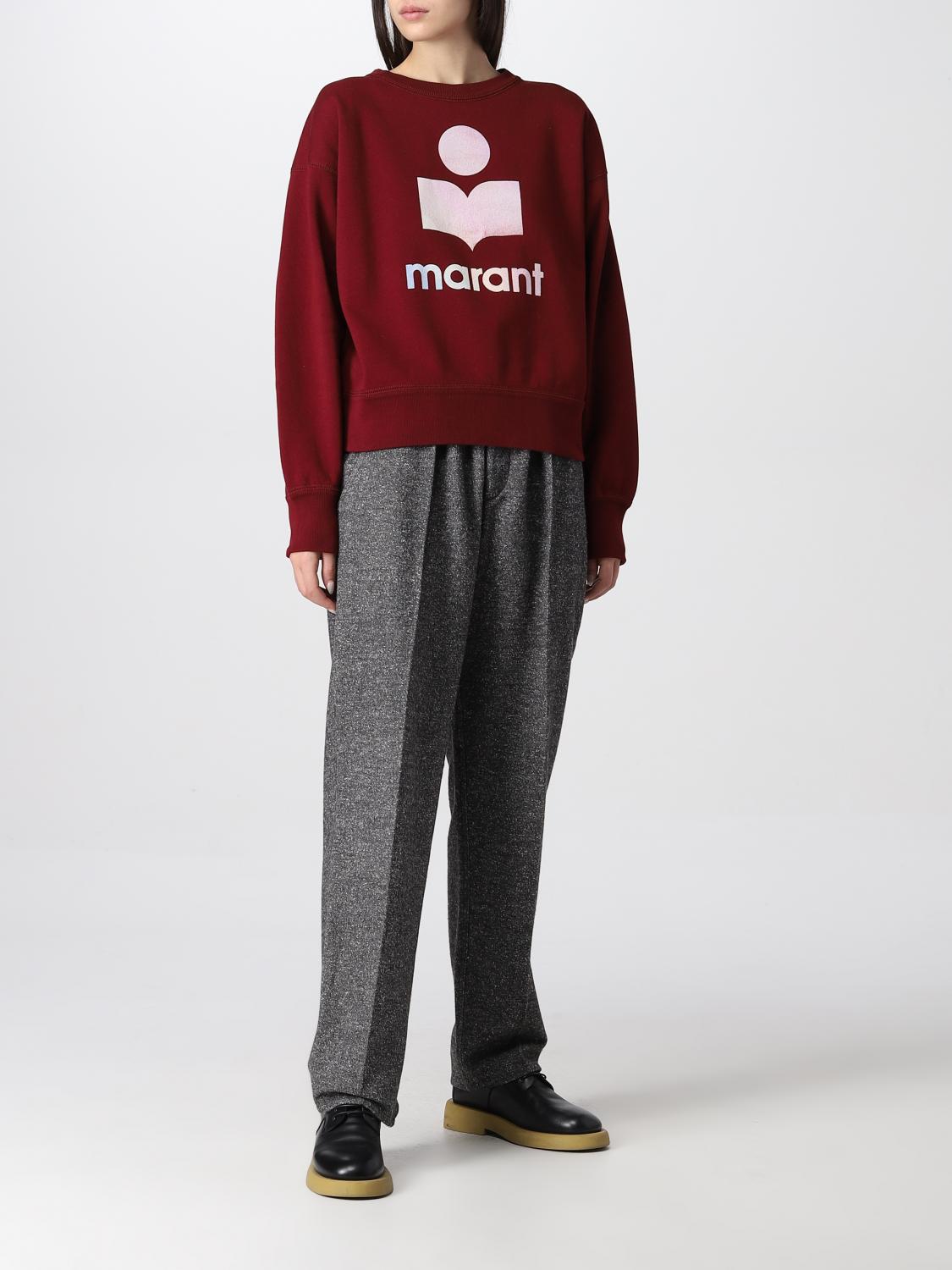 Sweatshirt Isabel Marant Etoile Woman Color Burgundy